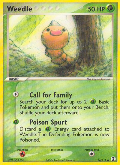 Weedle (86/112) [EX: FireRed & LeafGreen] | Gamers Paradise