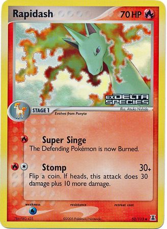 Rapidash (52/113) (Stamped) [EX: Delta Species] | Gamers Paradise