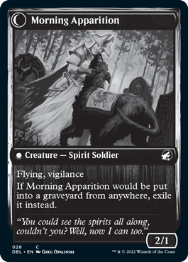 Mourning Patrol // Morning Apparition [Innistrad: Double Feature] | Gamers Paradise