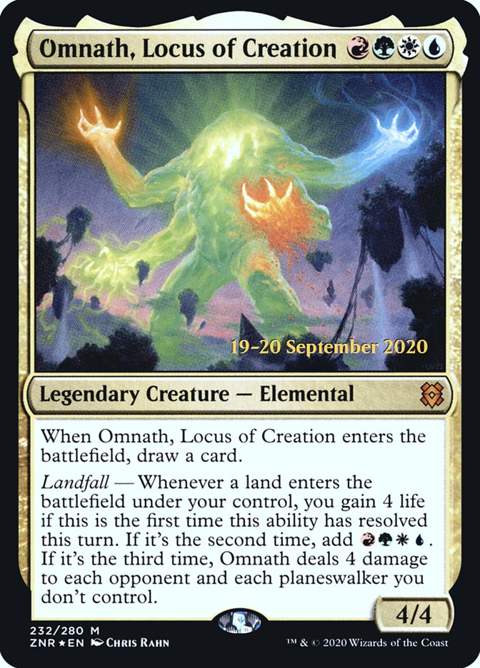 Omnath, Locus of Creation [Zendikar Rising Prerelease Promos] | Gamers Paradise