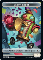 Clown Robot (003) // Food (010) Double-Sided Token [Unfinity Tokens] | Gamers Paradise