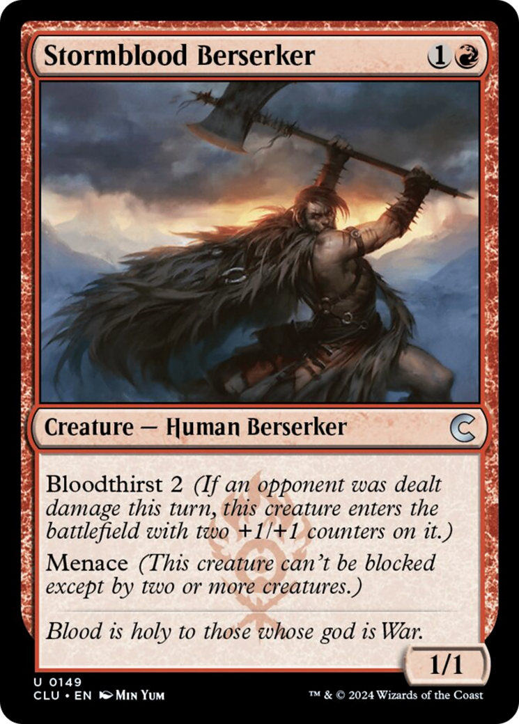 Stormblood Berserker [Ravnica: Clue Edition] | Gamers Paradise