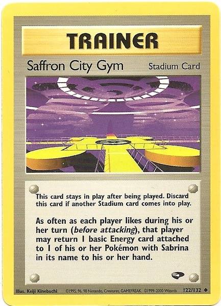 Saffron City Gym (122/132) [Gym Challenge Unlimited] | Gamers Paradise