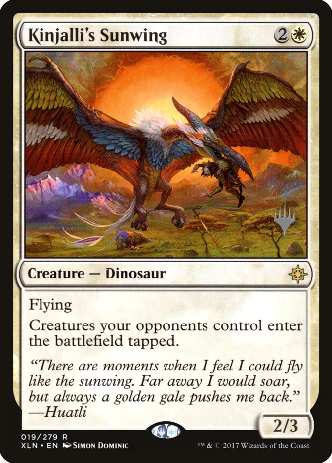 Kinjalli's Sunwing (Promo Pack) [Ixalan Promos] | Gamers Paradise