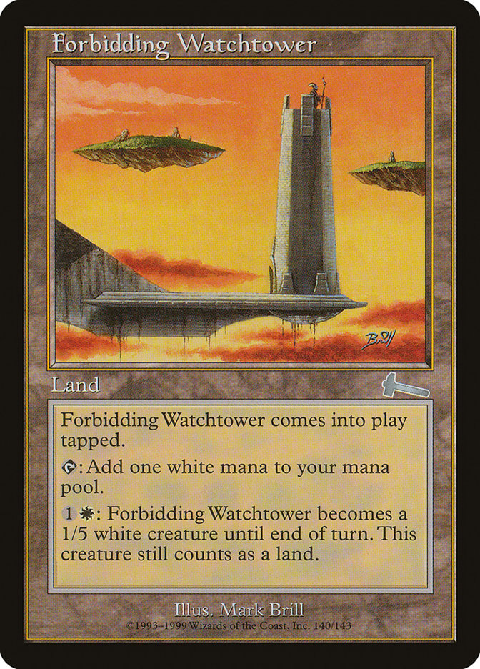Forbidding Watchtower [Urza's Legacy] | Gamers Paradise