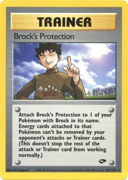 Brock's Protection (101/132) [Gym Challenge Unlimited] | Gamers Paradise