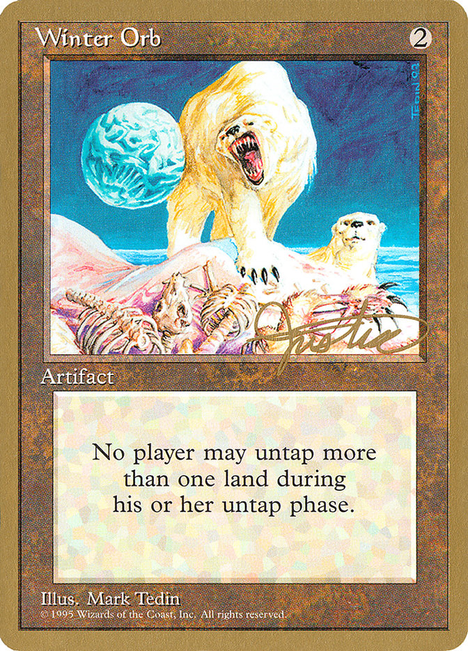 Winter Orb (Mark Justice) [Pro Tour Collector Set] | Gamers Paradise