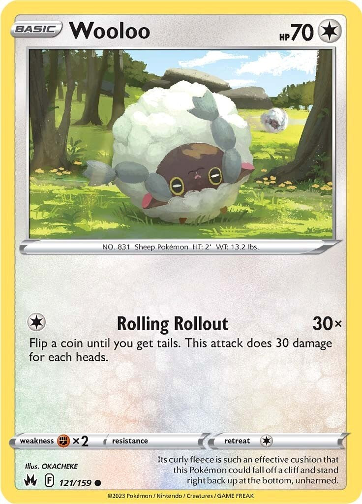 Wooloo (121/159) [Sword & Shield: Crown Zenith] | Gamers Paradise