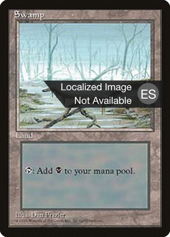 Swamp (A) [Fourth Edition (Foreign Black Border)] | Gamers Paradise