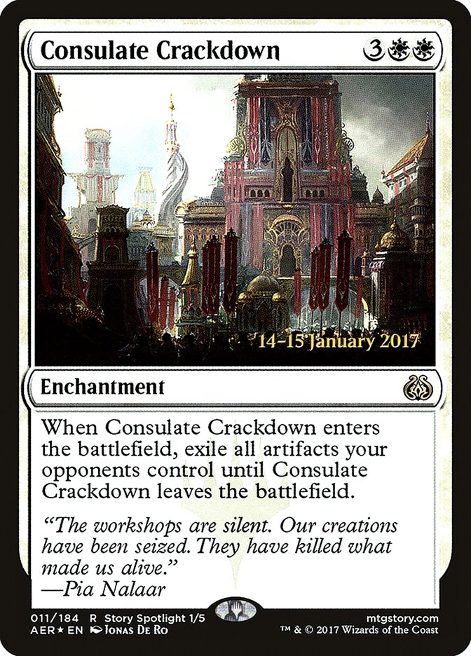 Consulate Crackdown [Aether Revolt Prerelease Promos] | Gamers Paradise