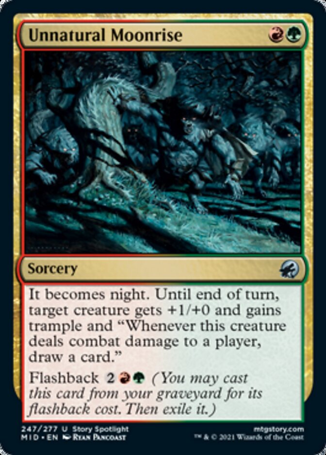 Unnatural Moonrise [Innistrad: Midnight Hunt] | Gamers Paradise