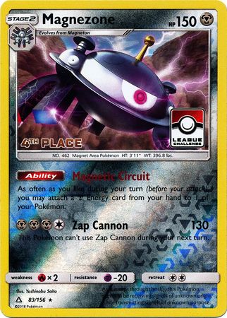 Magnezone (83/156) (League Promo 4th Place) [Sun & Moon: Ultra Prism] | Gamers Paradise