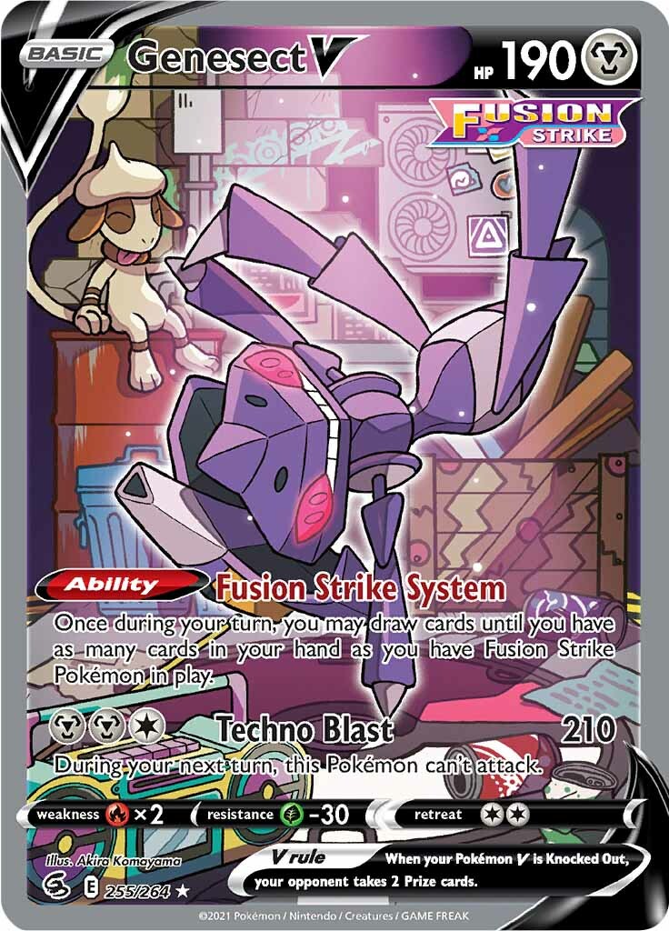 Genesect V (255/264) [Sword & Shield: Fusion Strike] | Gamers Paradise