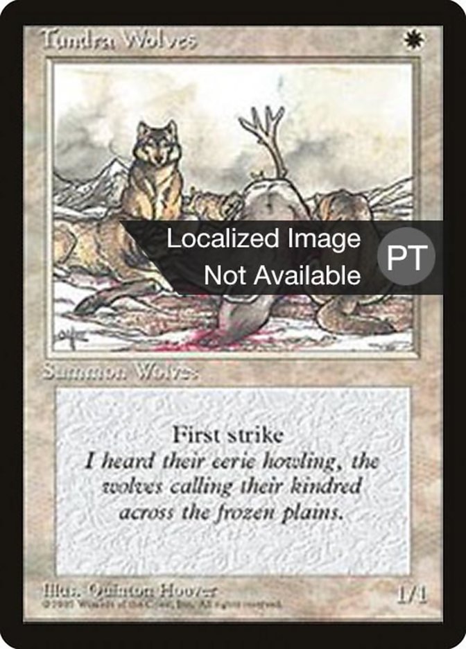 Tundra Wolves [Fourth Edition (Foreign Black Border)] | Gamers Paradise