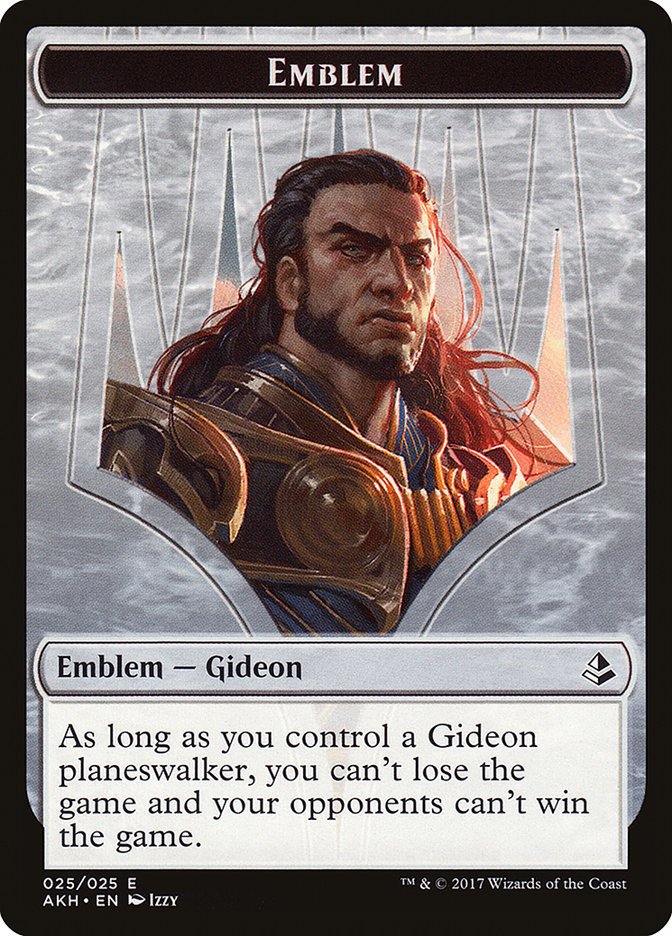 Gideon of the Trials Emblem [Amonkhet Tokens] | Gamers Paradise