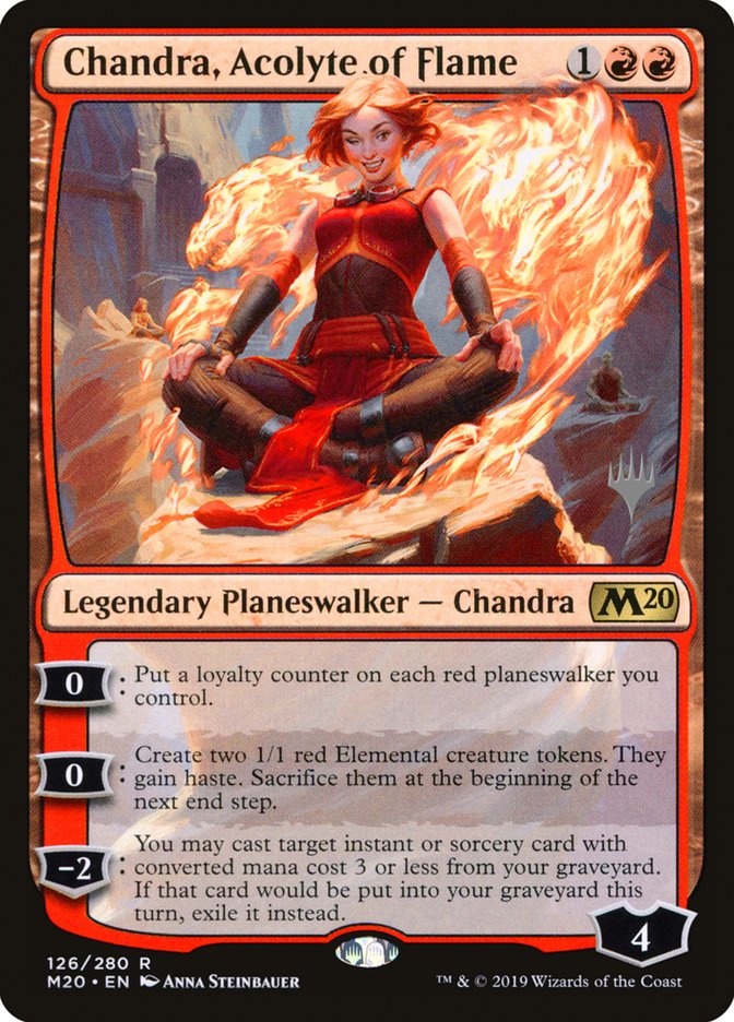 Chandra, Acolyte of Flame (Promo Pack) [Core Set 2020 Promos] | Gamers Paradise