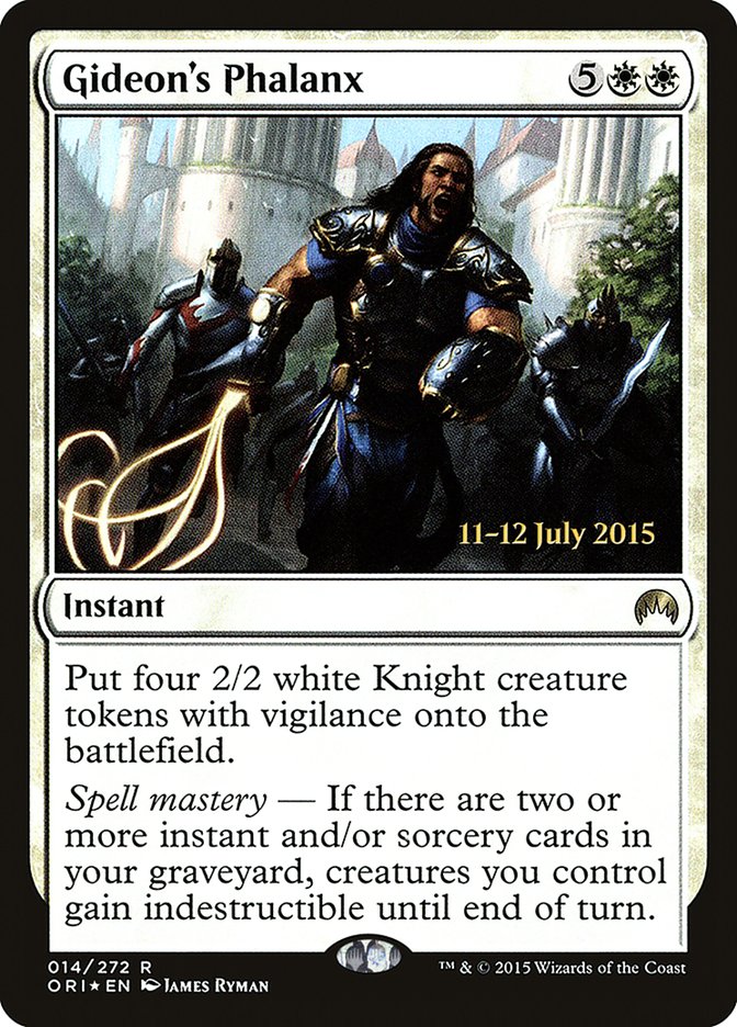 Gideon's Phalanx [Magic Origins Prerelease Promos] | Gamers Paradise