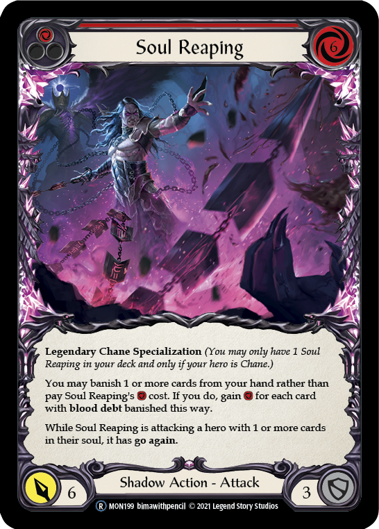 Soul Reaping [U-MON199-RF] Unlimited Rainbow Foil | Gamers Paradise