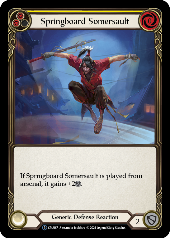 Springboard Somersault [U-CRU187-RF] Unlimited Rainbow Foil | Gamers Paradise