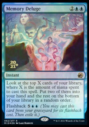 Memory Deluge [Innistrad: Midnight Hunt Prerelease Promos] | Gamers Paradise