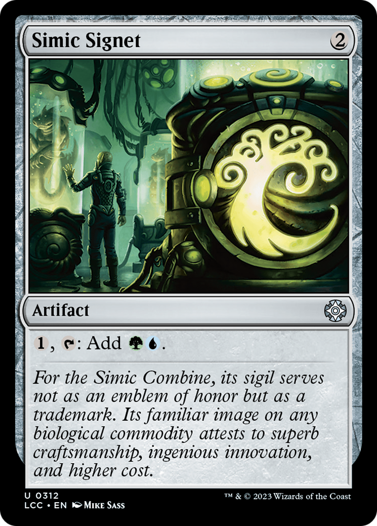 Simic Signet [The Lost Caverns of Ixalan Commander] | Gamers Paradise