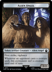 Copy // Alien Angel Double-Sided Token [Doctor Who Tokens] | Gamers Paradise