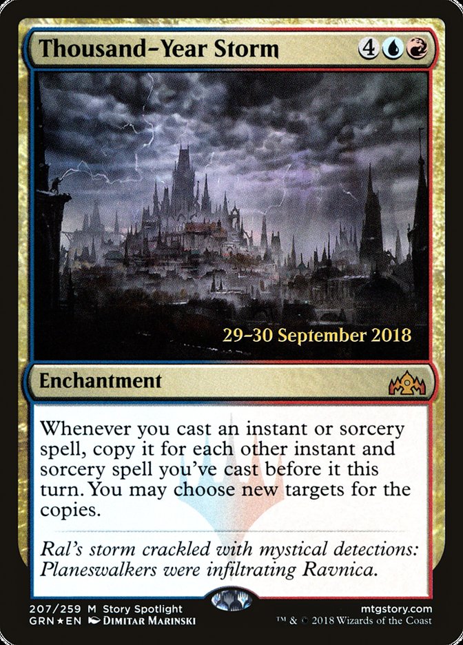 Thousand-Year Storm [Guilds of Ravnica Prerelease Promos] | Gamers Paradise