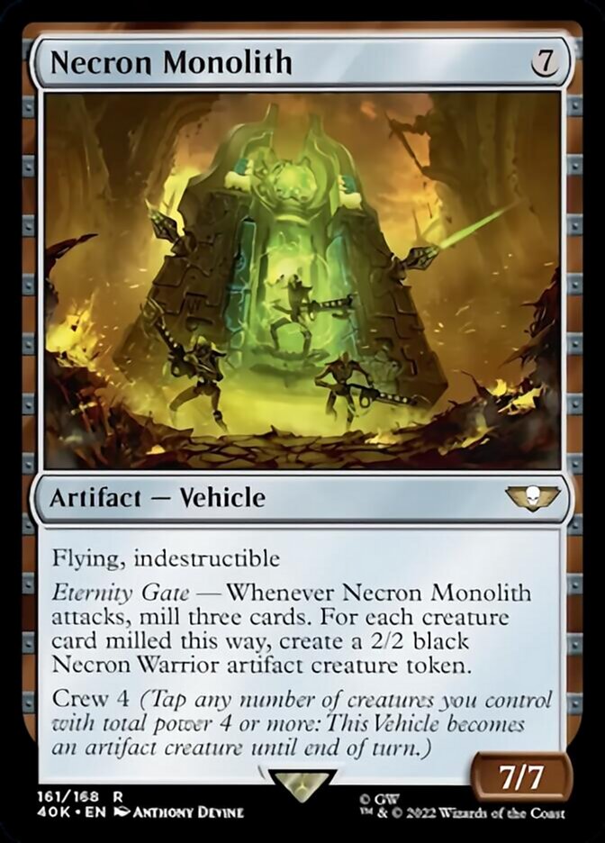 Necron Monolith (Surge Foil) [Universes Beyond: Warhammer 40,000] | Gamers Paradise