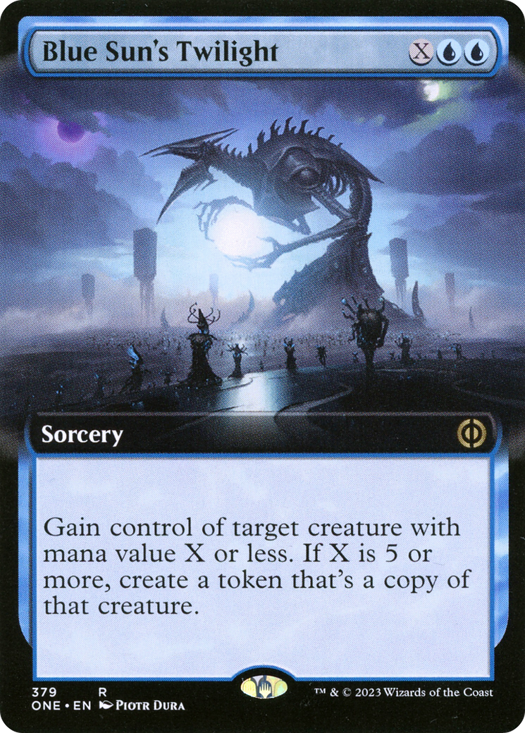Blue Sun's Twilight (Extended Art) [Phyrexia: All Will Be One] | Gamers Paradise