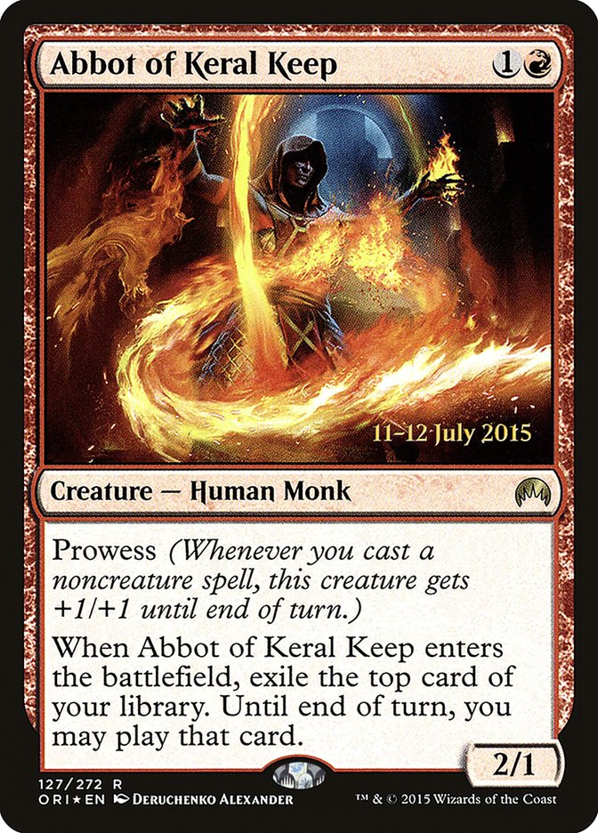 Abbot of Keral Keep [Magic Origins Prerelease Promos] | Gamers Paradise