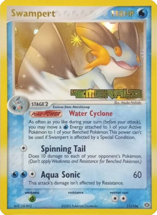 Swampert (11/106) (Stamped) [EX: Emerald] | Gamers Paradise