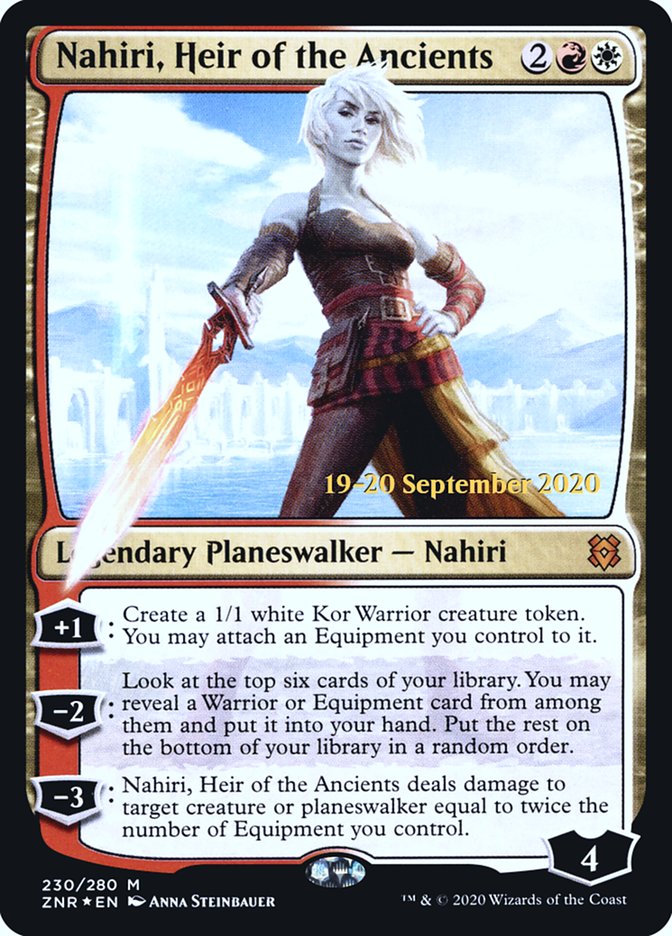 Nahiri, Heir of the Ancients [Zendikar Rising Prerelease Promos] | Gamers Paradise