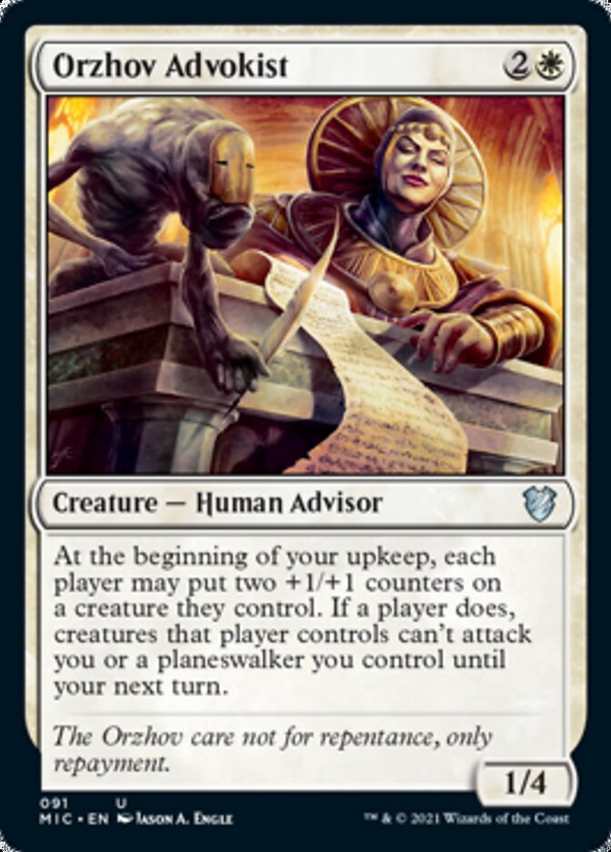 Orzhov Advokist [Innistrad: Midnight Hunt Commander] | Gamers Paradise