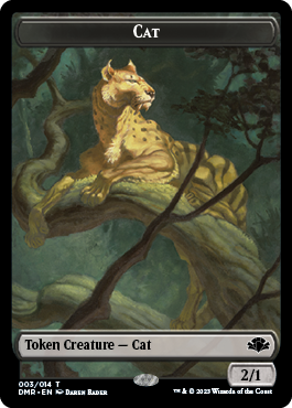 Cat Token (003) [Dominaria Remastered Tokens] | Gamers Paradise