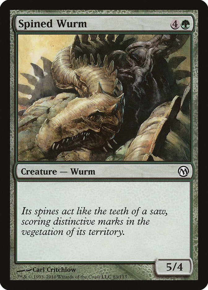 Spined Wurm [Duels of the Planeswalkers] | Gamers Paradise