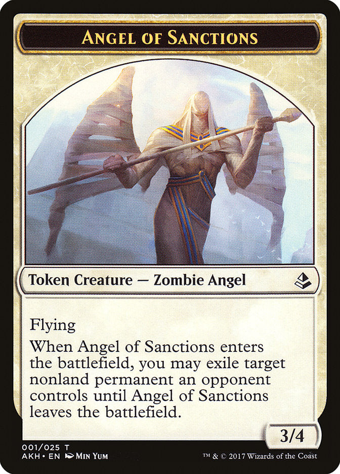Angel of Sanctions Token [Amonkhet Tokens] | Gamers Paradise