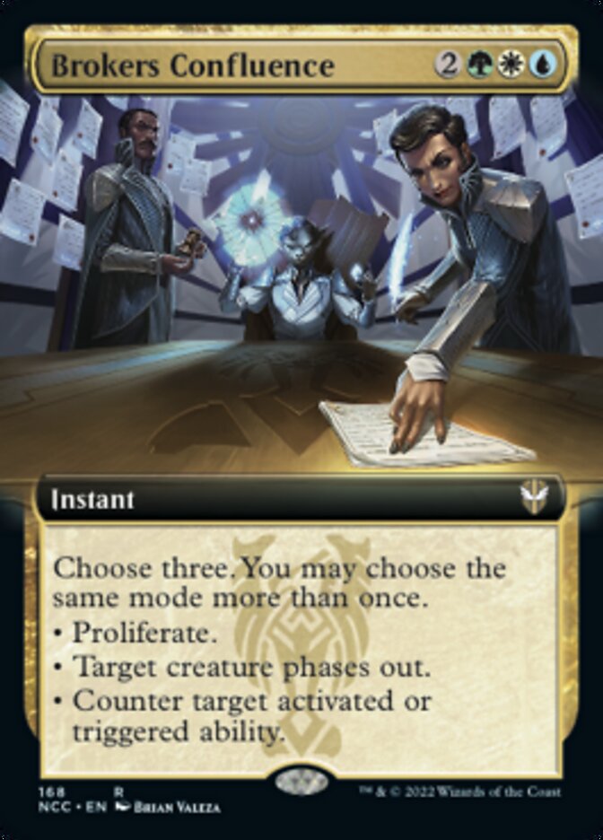 Brokers Confluence (Extended Art) [Streets of New Capenna Commander] | Gamers Paradise