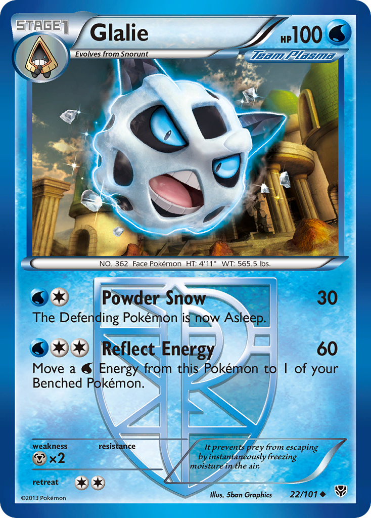 Glalie (22/101) [Black & White: Plasma Blast] | Gamers Paradise