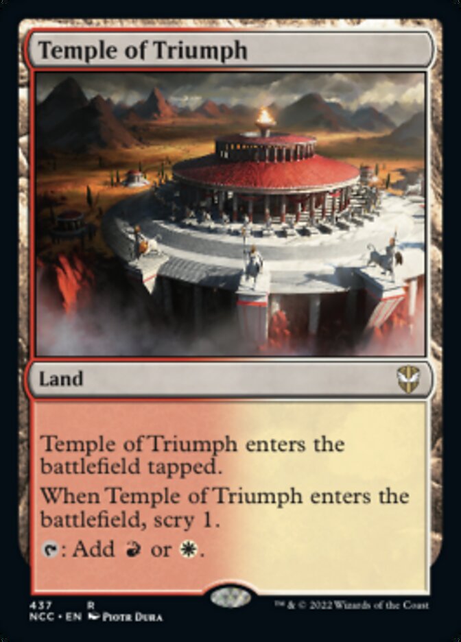 Temple of Triumph [Streets of New Capenna Commander] | Gamers Paradise