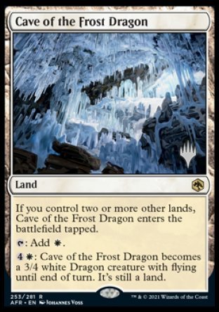 Cave of the Frost Dragon (Promo Pack) [Dungeons & Dragons: Adventures in the Forgotten Realms Promos] | Gamers Paradise