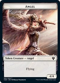 Angel // Elemental (010) Double-Sided Token [Commander 2020 Tokens] | Gamers Paradise