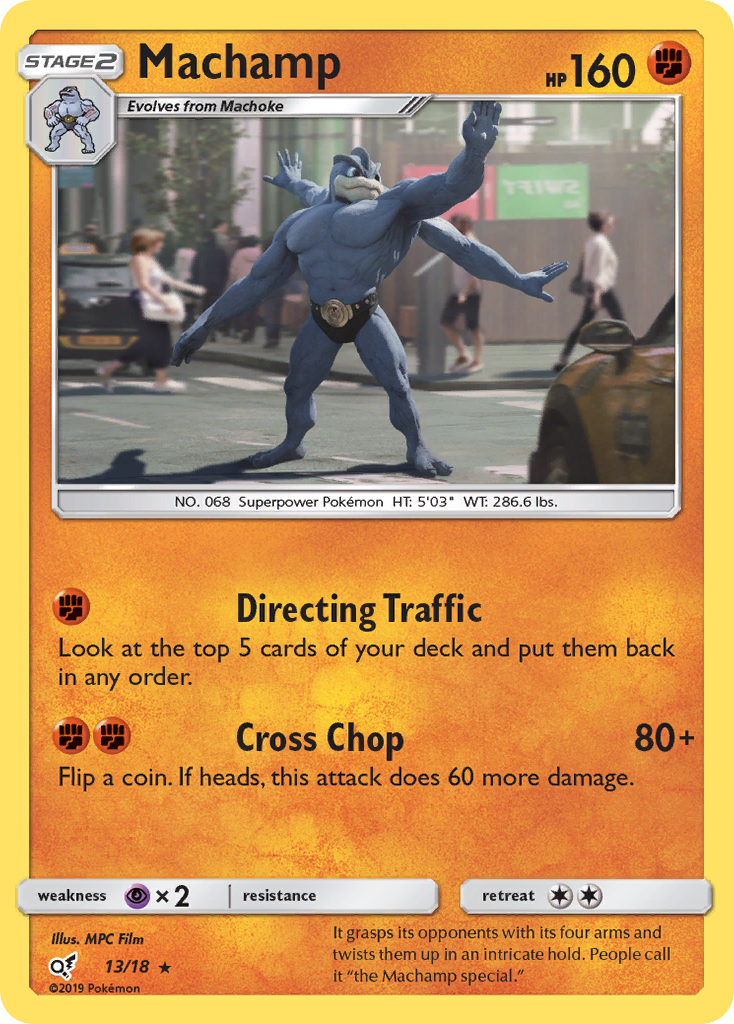 Machamp (13/18) [Sun & Moon: Detective Pikachu] | Gamers Paradise