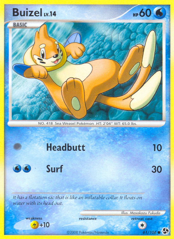 Buizel (61/106) [Diamond & Pearl: Great Encounters] | Gamers Paradise