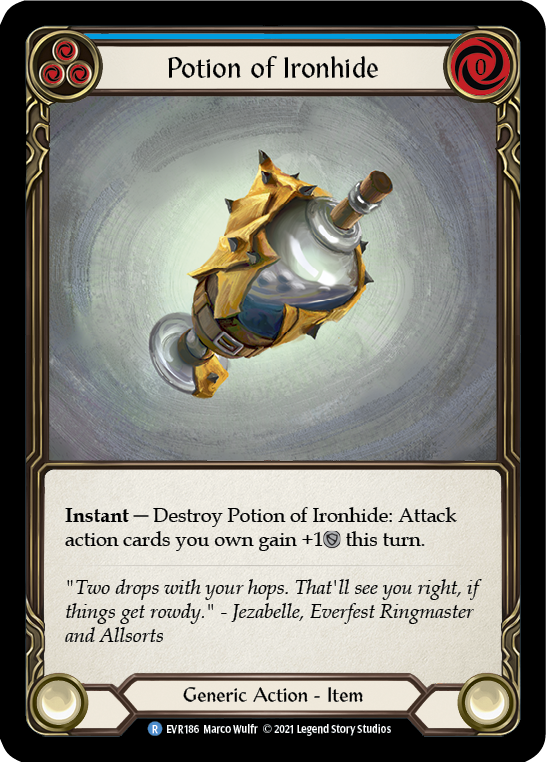 Potion of Ironhide [EVR186] (Everfest)  1st Edition Normal | Gamers Paradise