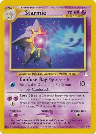 Starmie (25/64) [Neo Revelation Unlimited] | Gamers Paradise