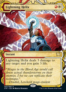 Lightning Helix (Foil Etched) [Strixhaven: School of Mages Mystical Archive] | Gamers Paradise