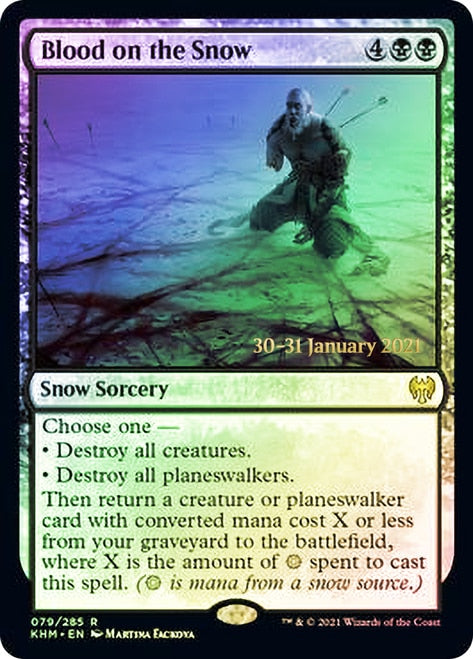 Blood on the Snow [Kaldheim Prerelease Promos] | Gamers Paradise