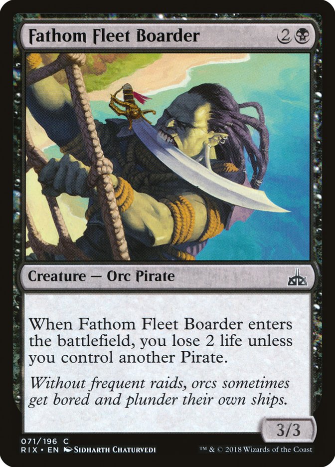 Fathom Fleet Boarder [Rivals of Ixalan] | Gamers Paradise