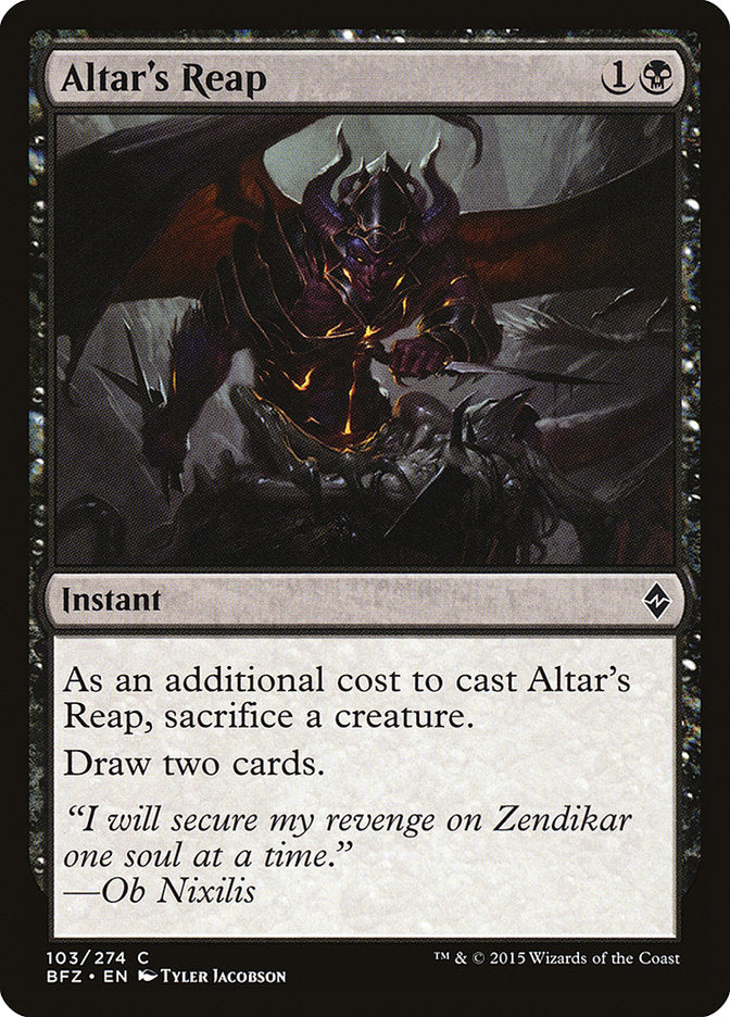 Altar's Reap [Battle for Zendikar] | Gamers Paradise