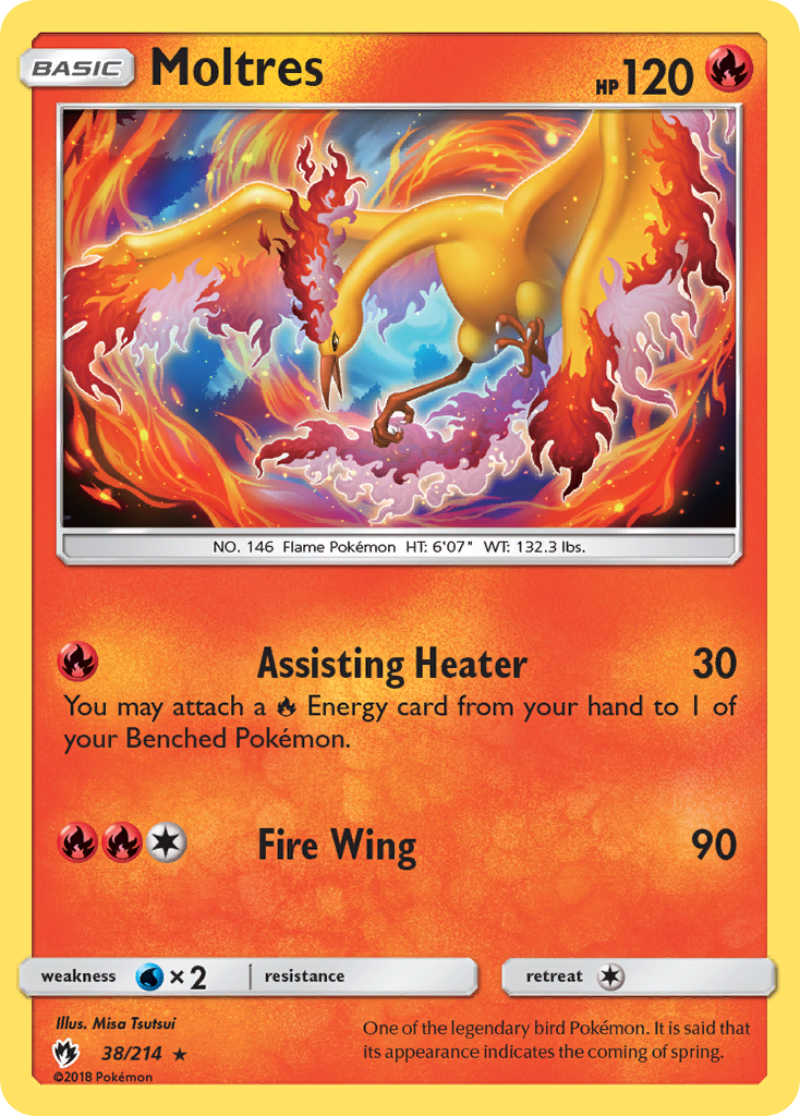 Moltres (38/214) [Sun & Moon: Lost Thunder] | Gamers Paradise